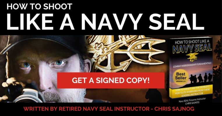 image of Chris Sajnog and his book How to Shoot Like a Navy SEAL